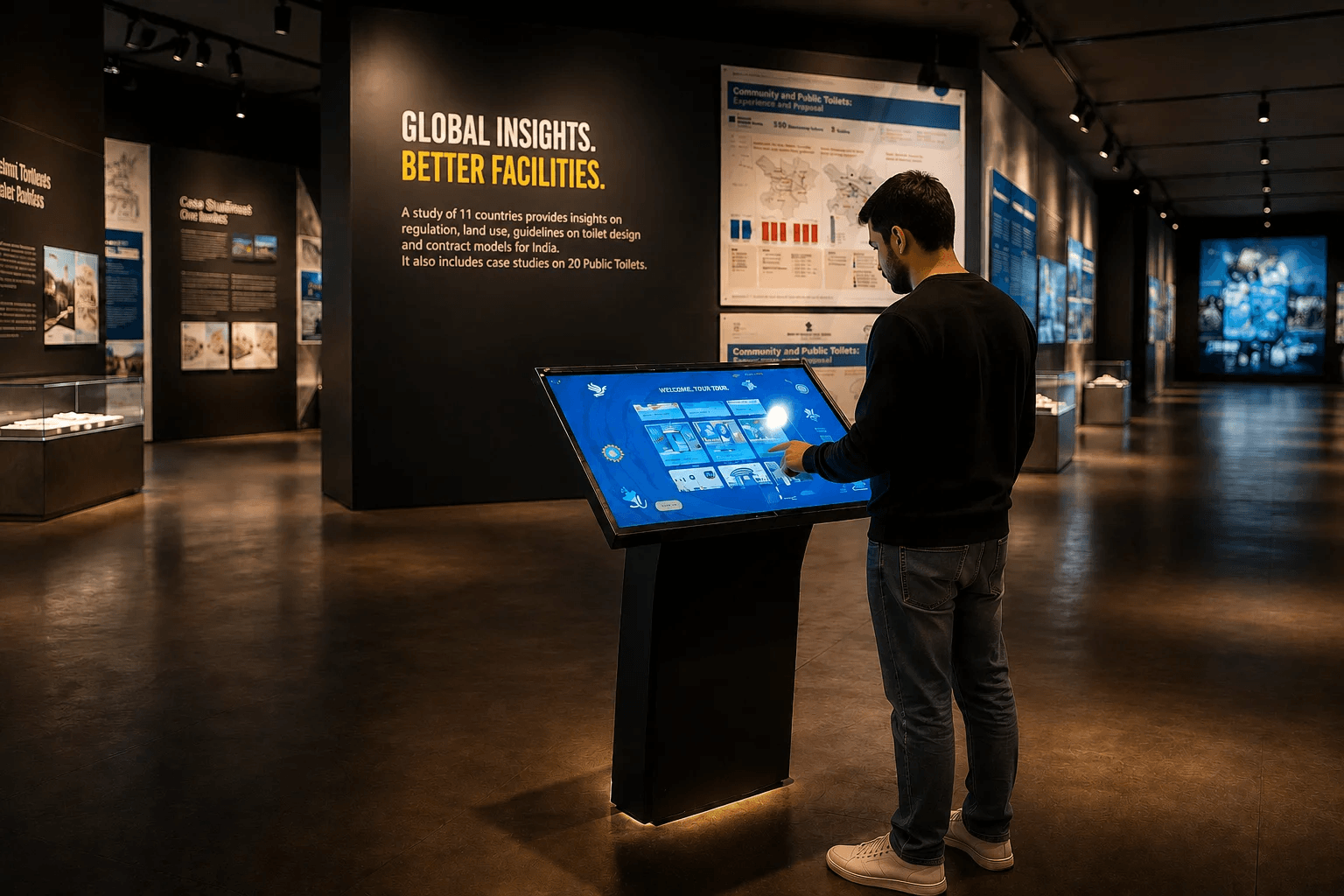 Kiosk interactive installation
