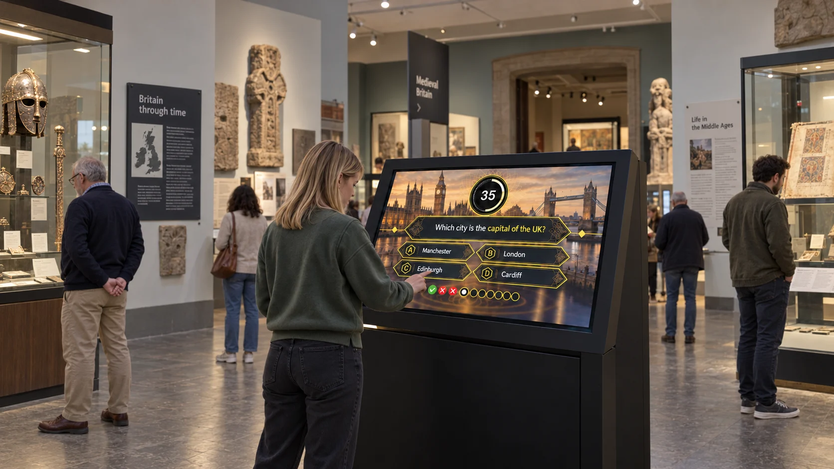 Quiz interactive experience