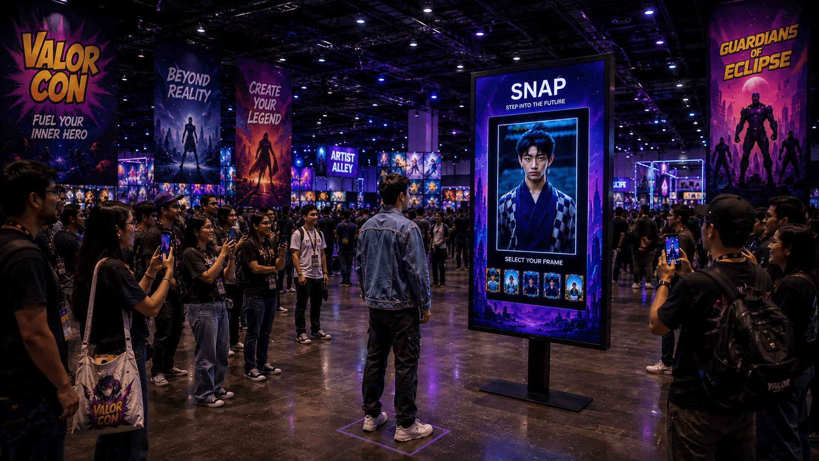 Photobooth interactive installation